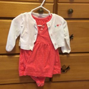 6 month dress and sweater
